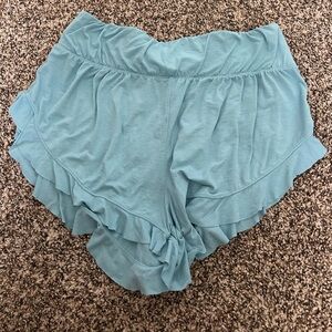 Flowy light blue freepeople shorts.
